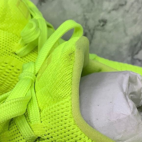 FitFlop Size 7 Electric Yellow Vitamin FFX Knit Running Sport Sneakers A1-3 - Picture 8 of 11